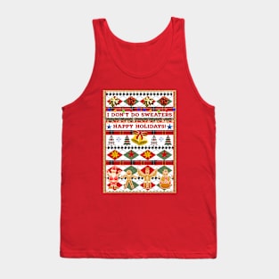 Ugly Christmas Non-Sweater Tank Top